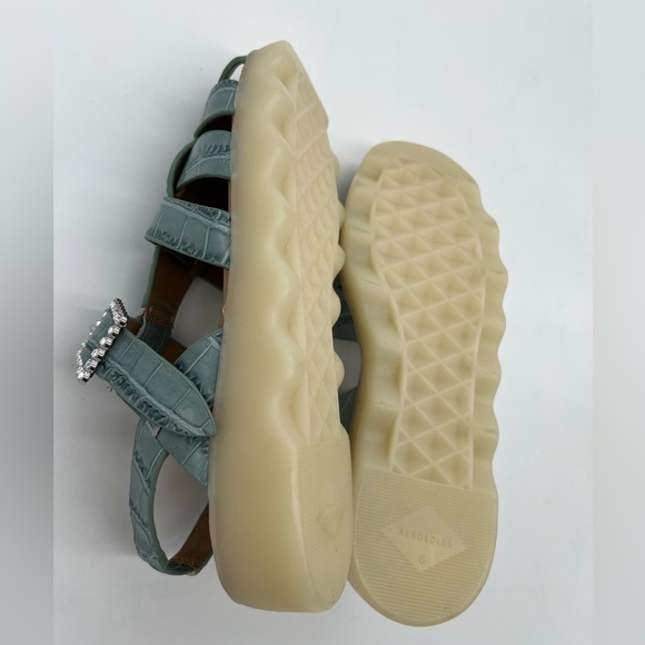 Aerosoles Wagner Platform Sandals Sage Green Strappy Women’s Size 6 - Picture 12 of 12